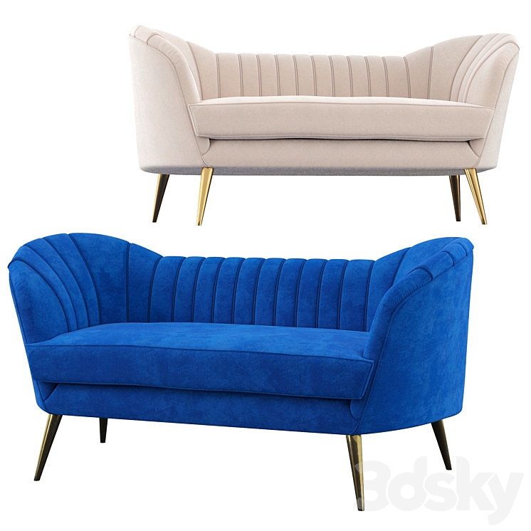 Koger sales velvet sofa