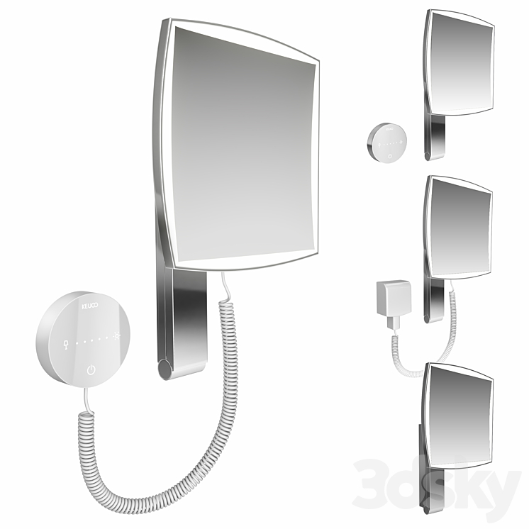 Keuco iLook move 17613 Bathroom accessories 3D model