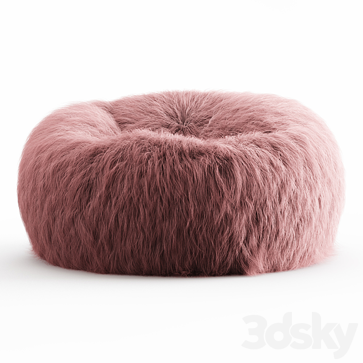Himalayan faux fur bean bag chair sales