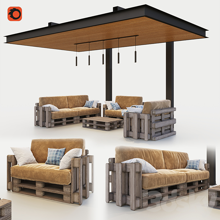 Garden sofa hot sale with canopy