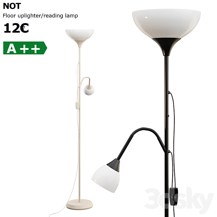 Ikea not 2024 floor uplight lamp