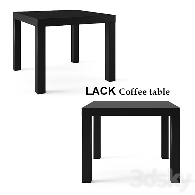 IKEA LACK side table Table 3D model