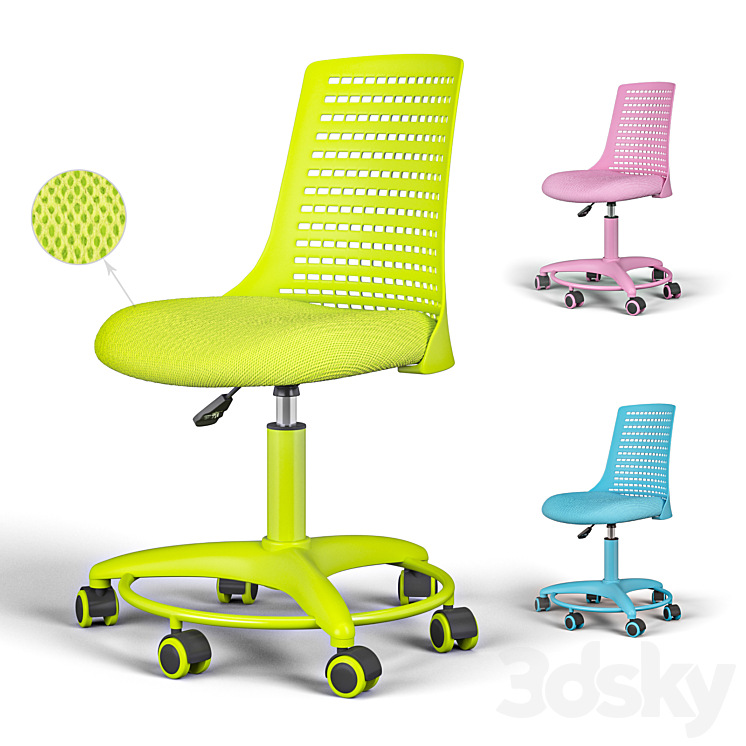 Tetchair kiddy - Table + Chair - 3D model