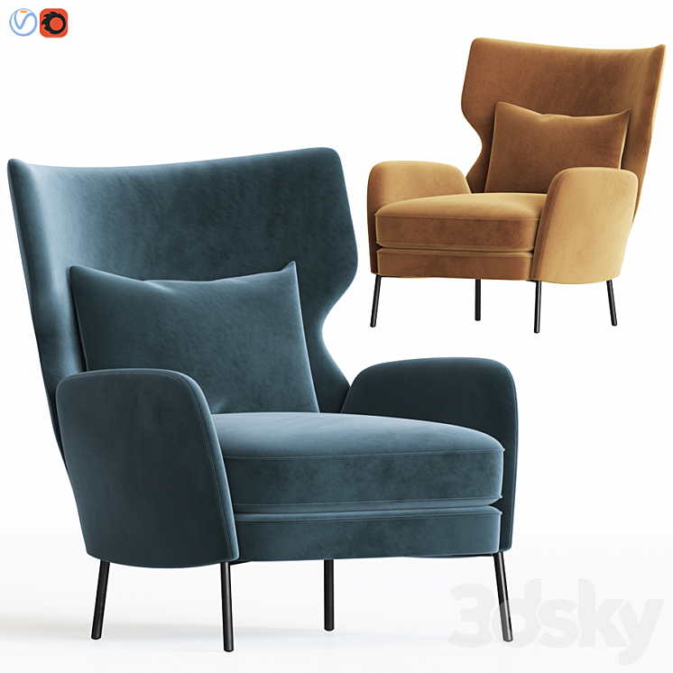 Crate and sales barrel alex chair