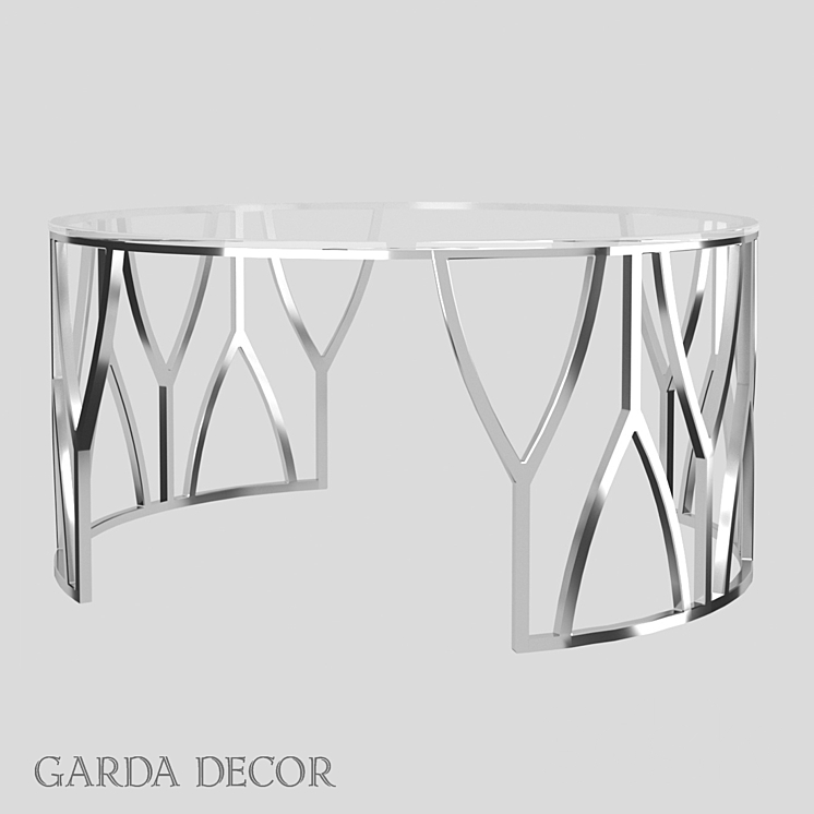 Coffee table Garda Decor 13RXCT3104SILVER Table 3D model
