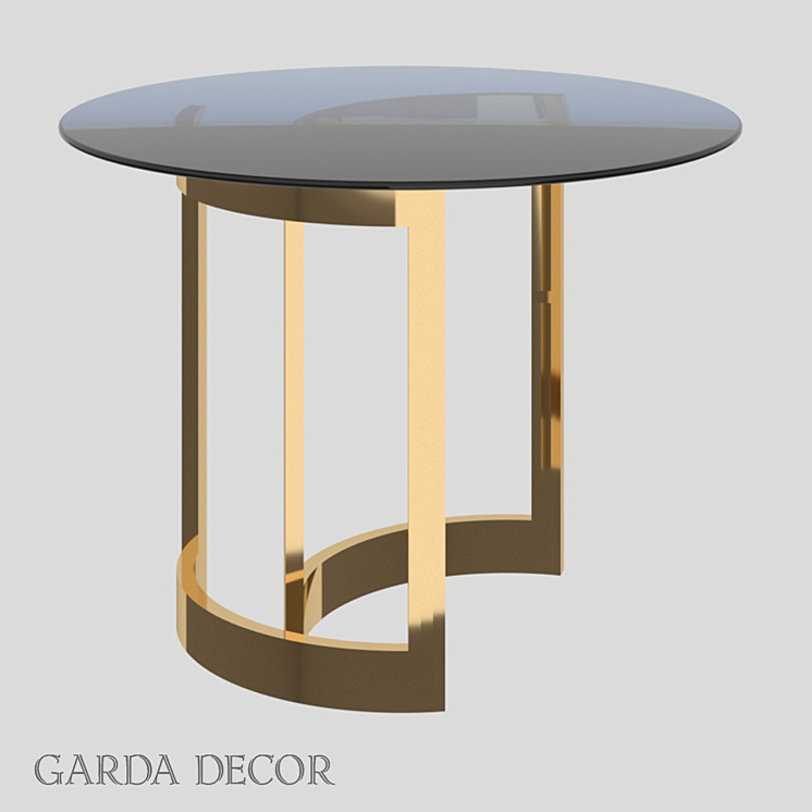 Coffee table Garda Decor 47EDET062GOLD Table 3D model
