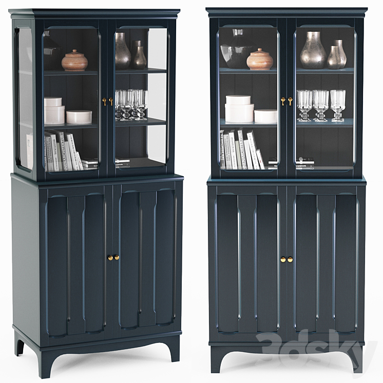 Lommarp cabinet sales with glass doors