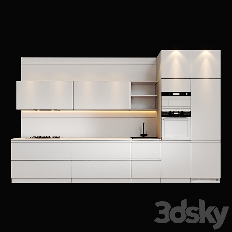 Kitchen_v17 - Kitchen - 3D model