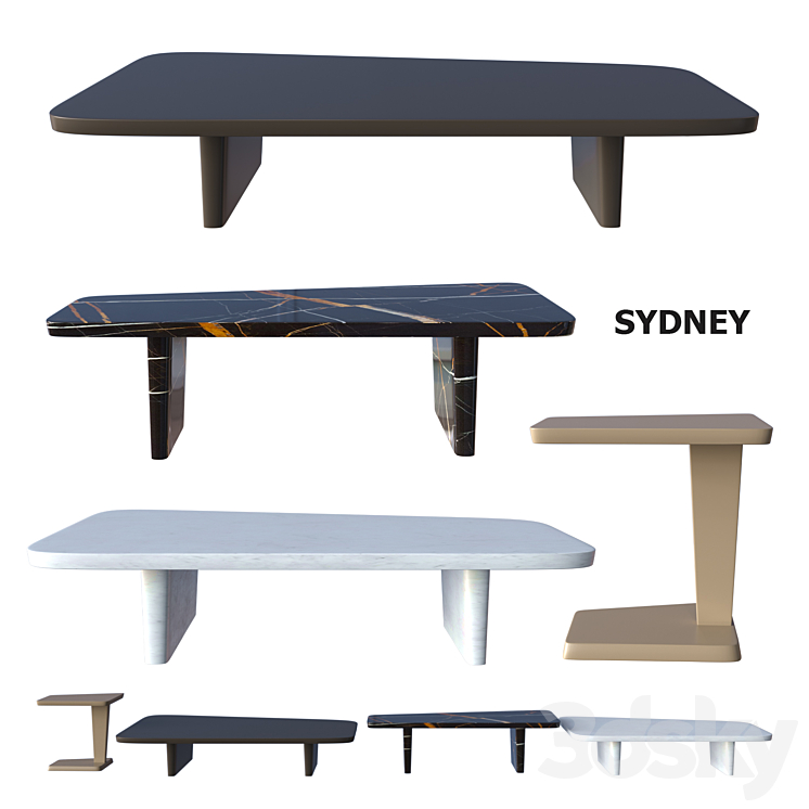 Poliform coffee table sydney Table 3D model
