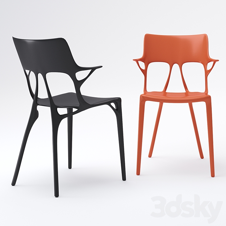 Chair Ai by Kartell Chair 3D model