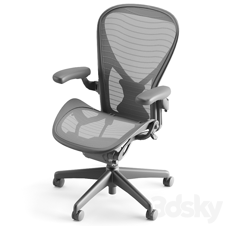 Herman miller aeron 3d cheap model