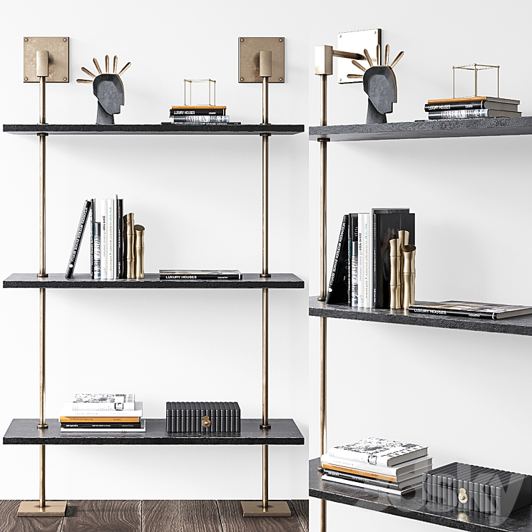 Shelving Marais 3 Tier by Paolo Moschino for Nicholas Haslam Rack
