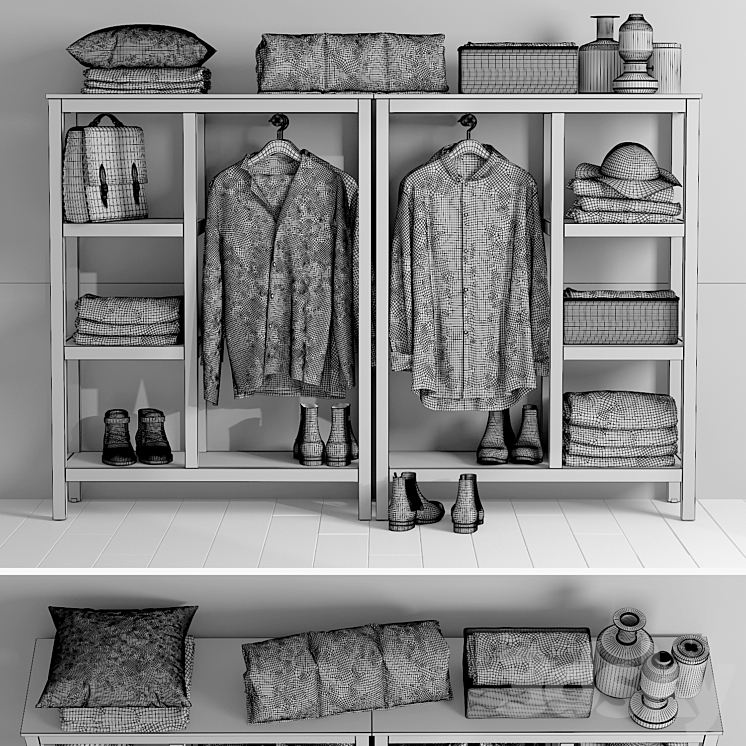 Ikea hemnes online clothes rack