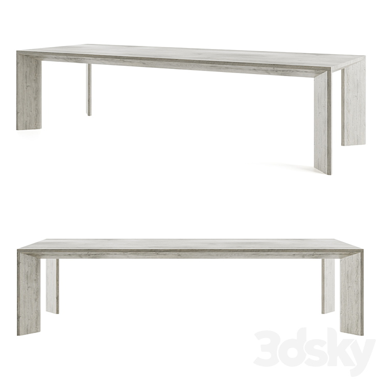 Arles rectangular dining clearance table
