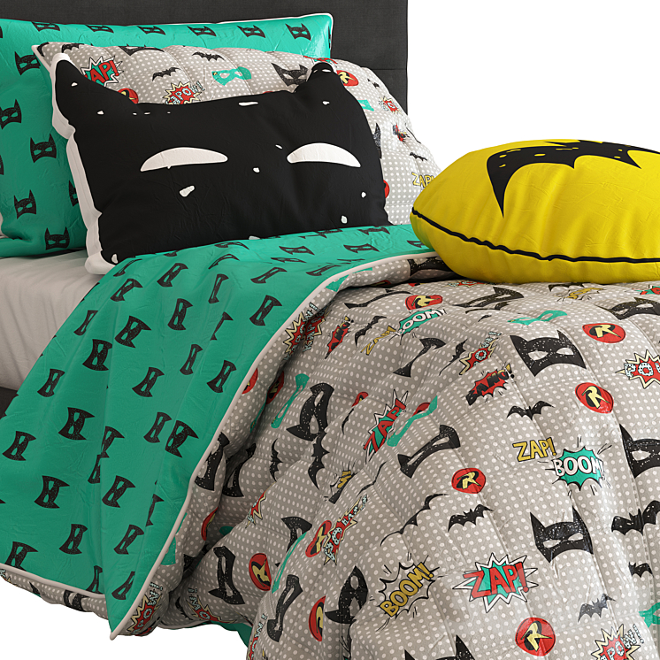 Adairs Kids Adairs Kids Batman Robin Darcy Bed and Henley