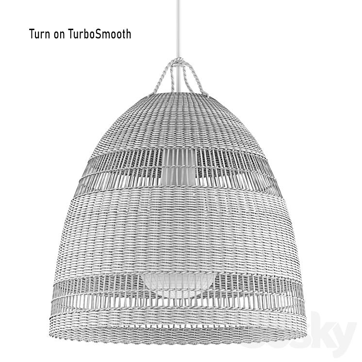 TORARED pendant Lamp shade for IKEA Pendant light 3D model