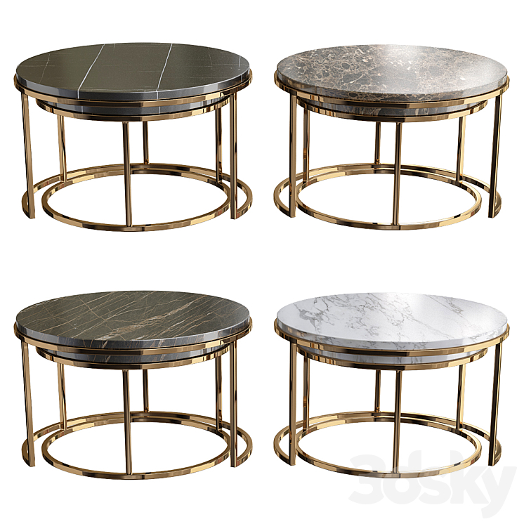 Bassey nesting store cocktail table