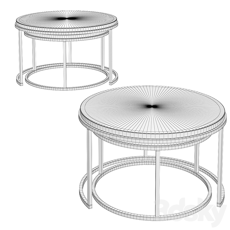 Bassey nesting cocktail clearance table