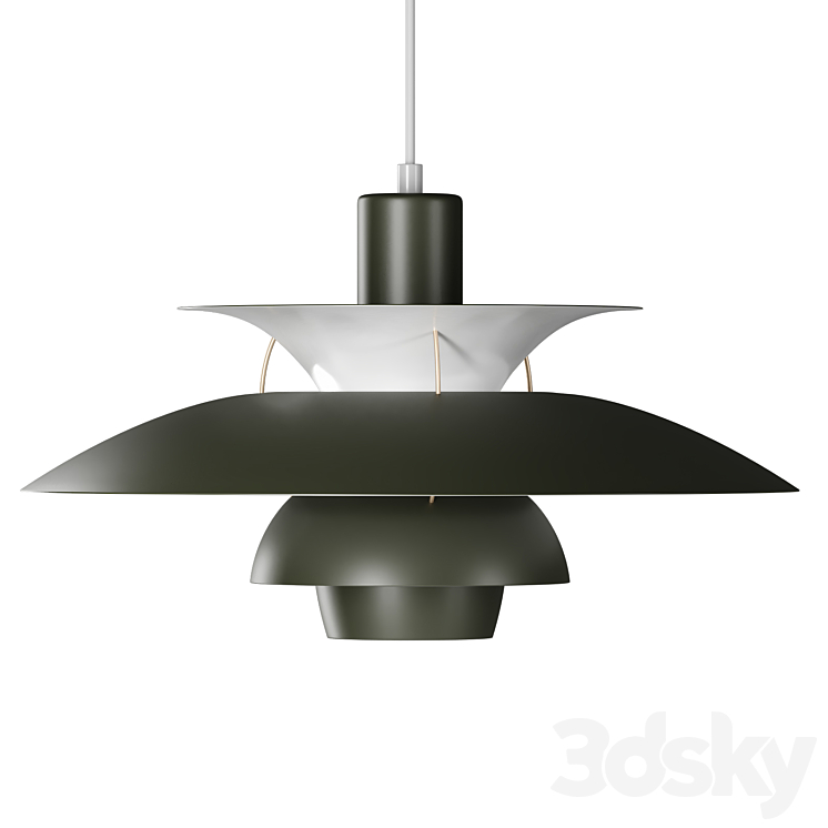 PH 5 Lamp - 8 Colors with IES - Louis Poulsen - 3D Model 3D model