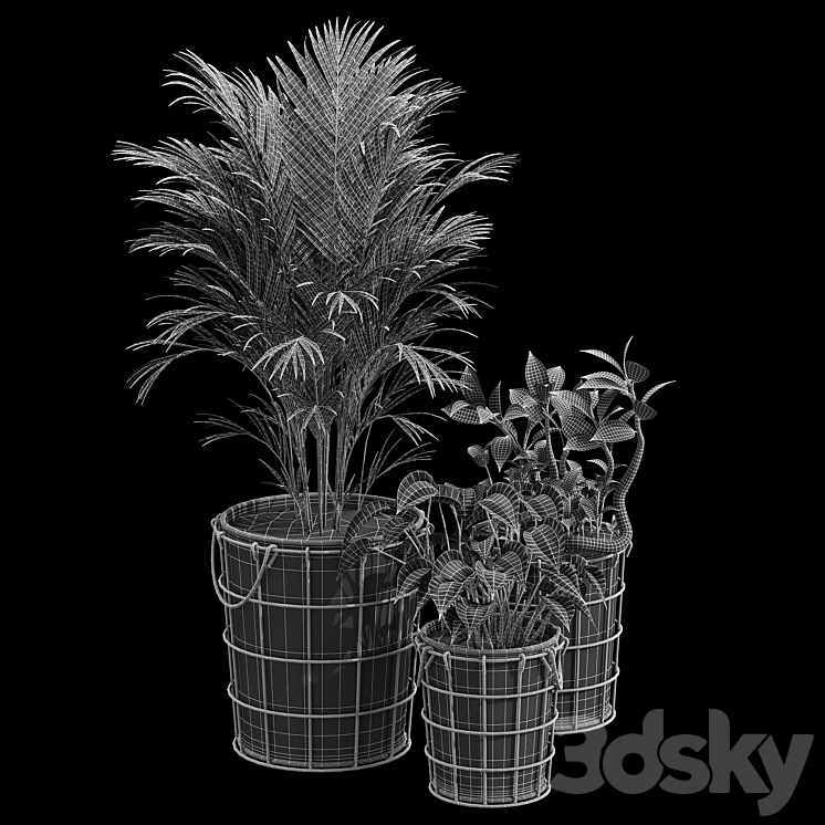 Farmstead planters - Indoor - 3D model