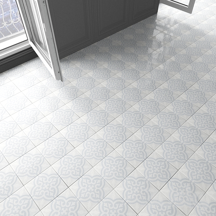 Marrakech Design tile Traditional patterns & Solids_24 Tile 3D model