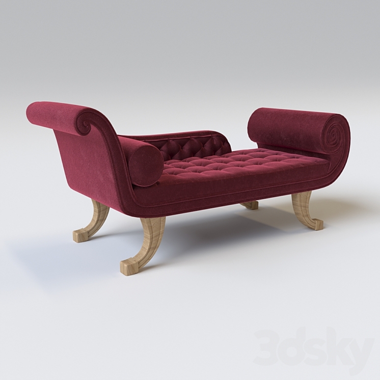 Backless top chaise lounge