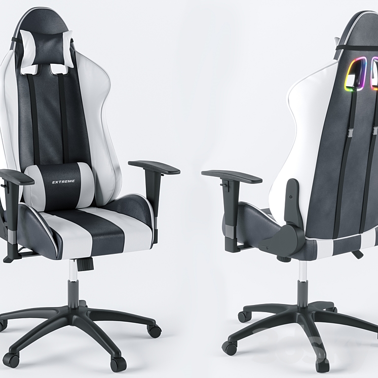Gaming chair rgb Office furniture 3D model