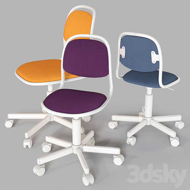 Orfjall Ikea Office furniture 3D model