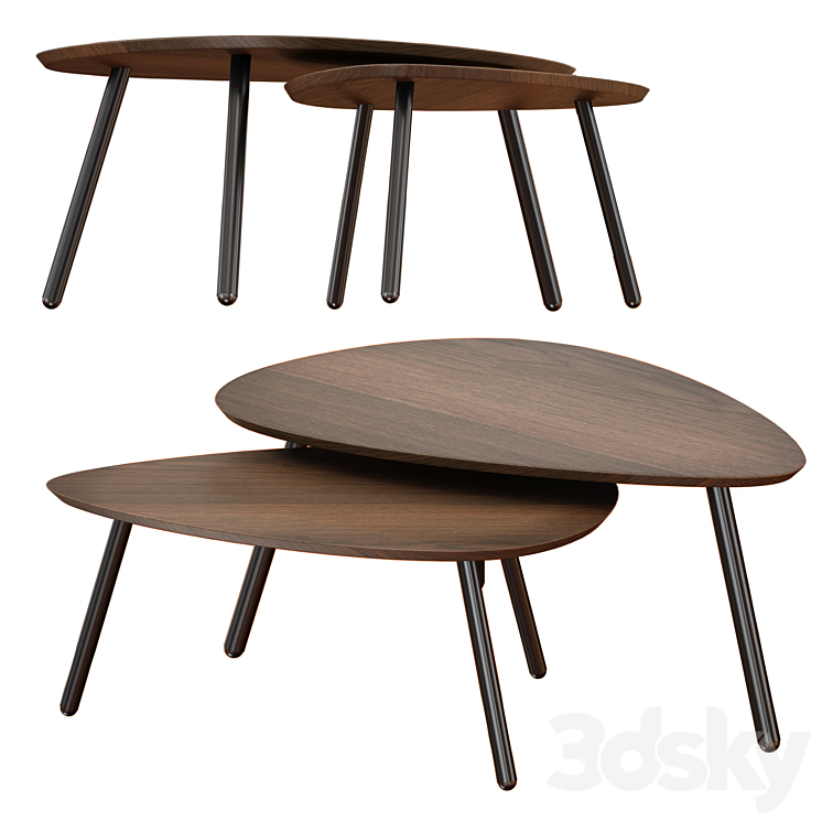 HENDRIX NESTING COFFEE TABLE Table 3D model