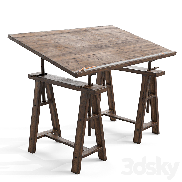 Drafting store table ikea
