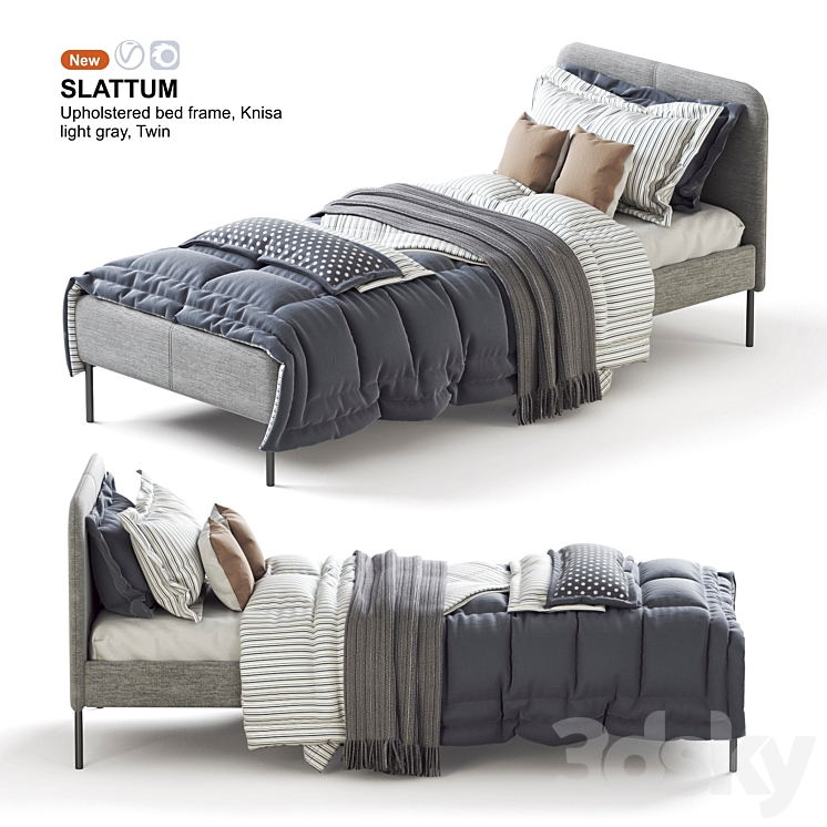 Slattum twin hot sale bed