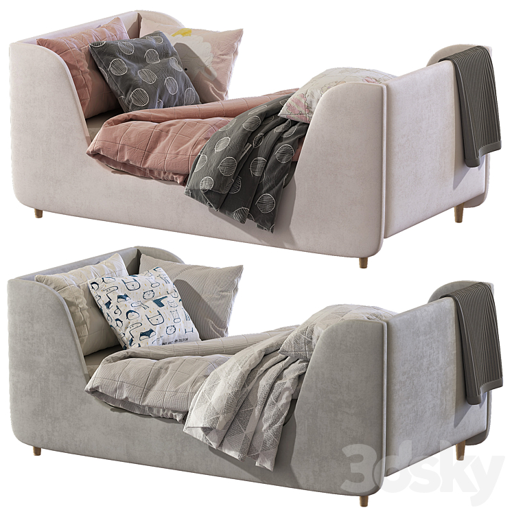 Bed Bodhi Toddler Bed Bed 3D model