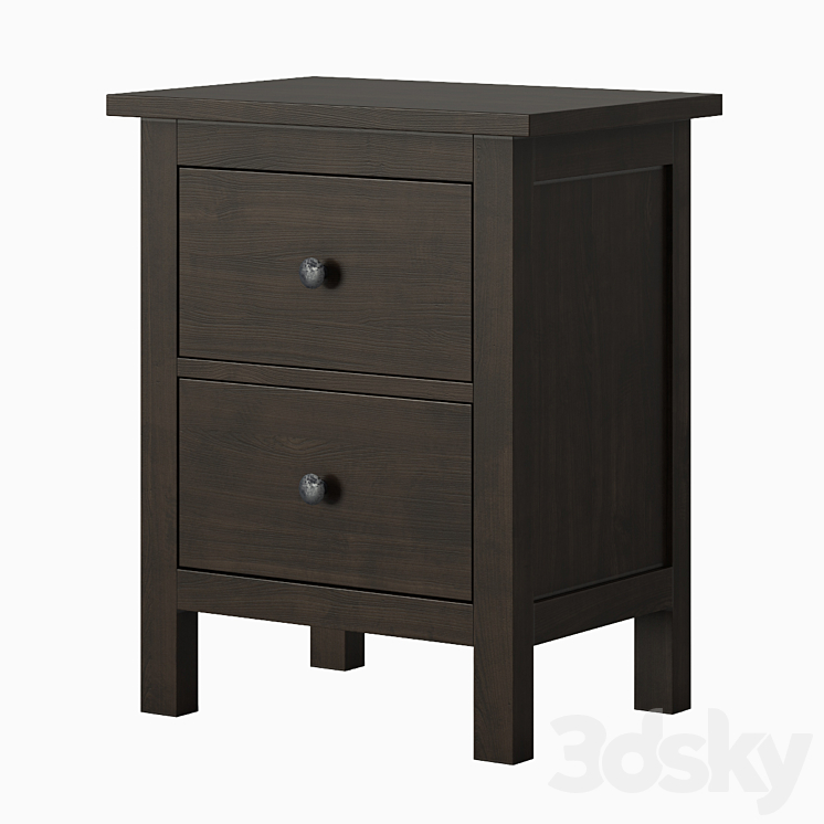 Hemnes nightstand sales 3 drawer