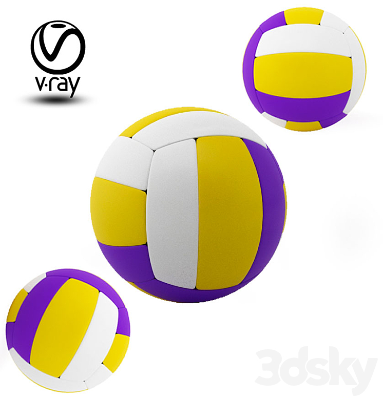 Volleyball Volleyball ball Sports 3D model
