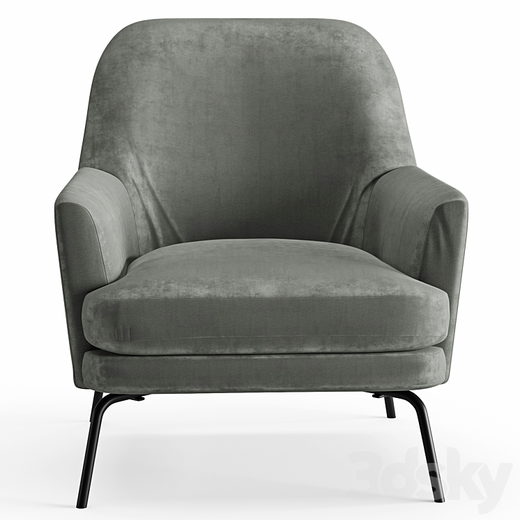 Dericka Accent Chair - Arm chair - 3D model