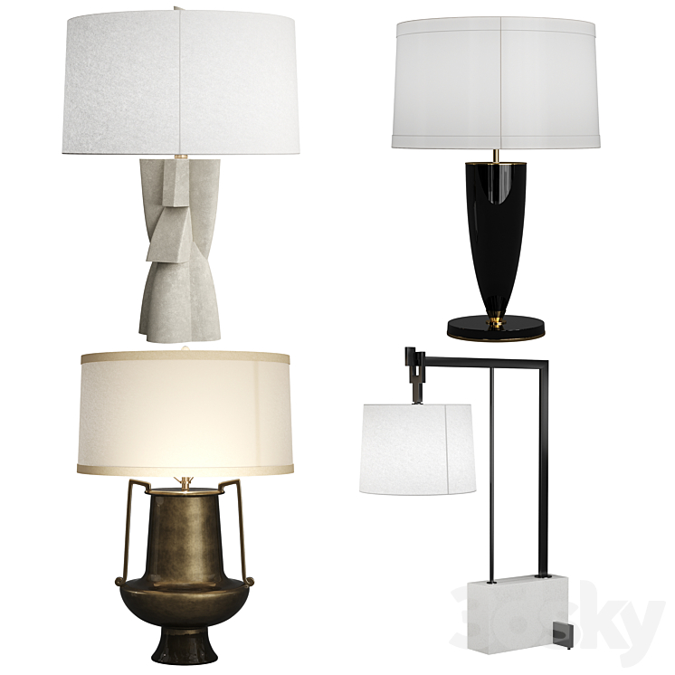 Arteriors 4 table lamps Table lamp 3D model