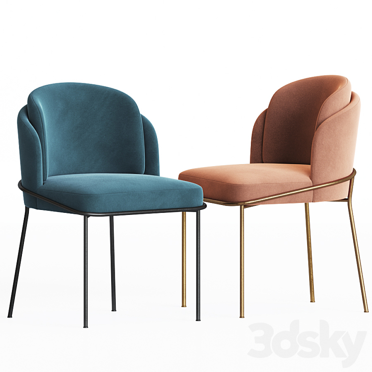 Angelo Dining Chair Roveconcepts Chair 3D model