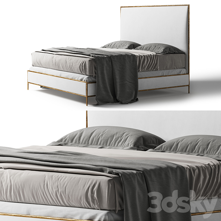 Thaddeus bed rh hot sale