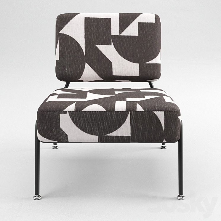 Knox accent armchair By Made Chair 3D model