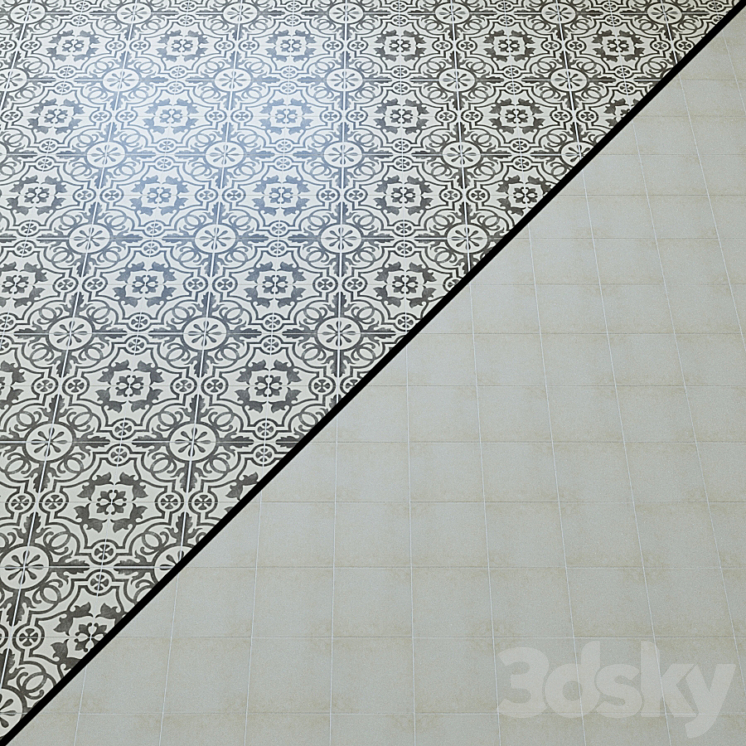 DARWIN RANGE Porcelain Tile 3D model