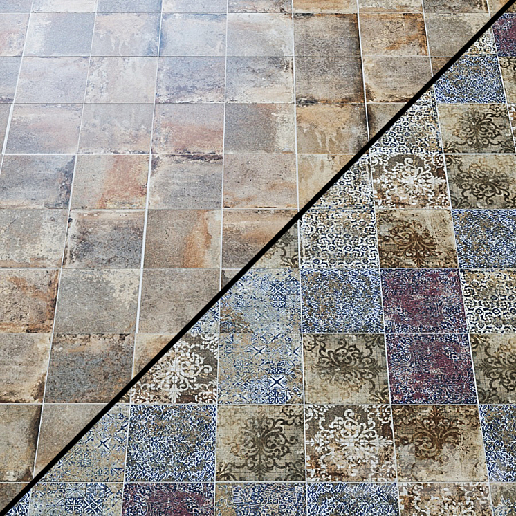 CASPIAN RANGE Tile 3D model