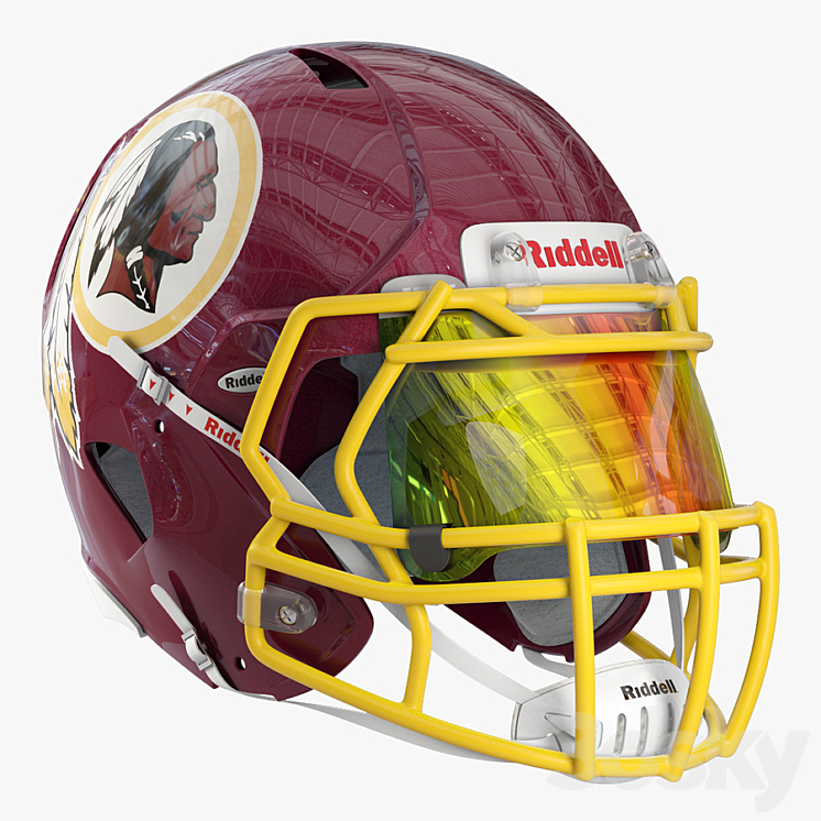 Riddell redskins shop helmet