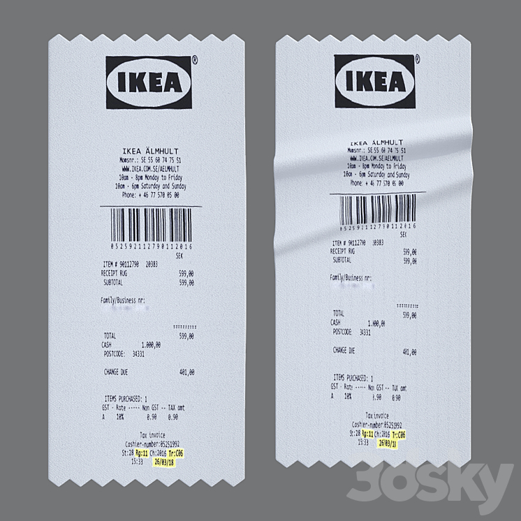 5.55$ Ikea x Off White Receipt Rug that got to my warehouse : r/FashionReps
