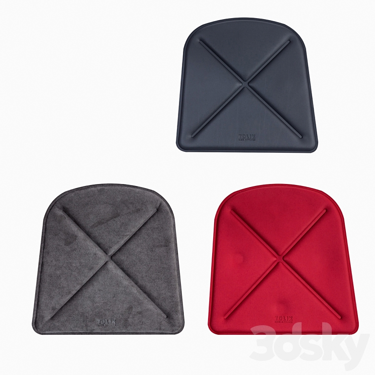 Chair cushion by Tolix Pillows 3D model