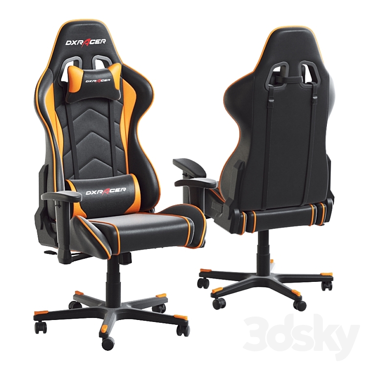 Gaming chair DXRacer Formula series Model FE08 Arm chair 3D model