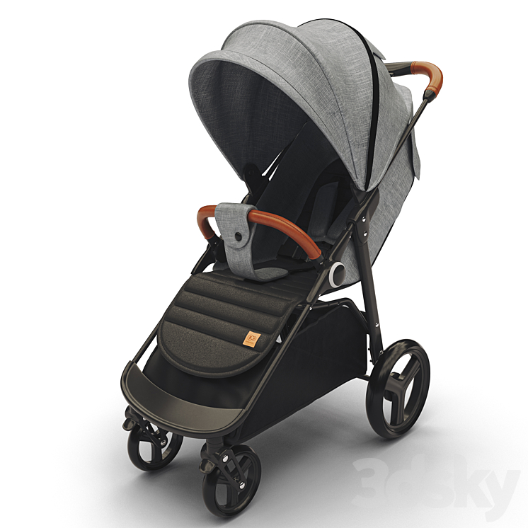 Stroller Kinderkraft Grande Miscellaneous 3D model