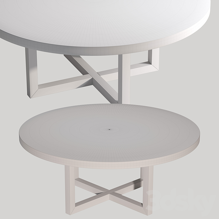 Heston round dining table discount