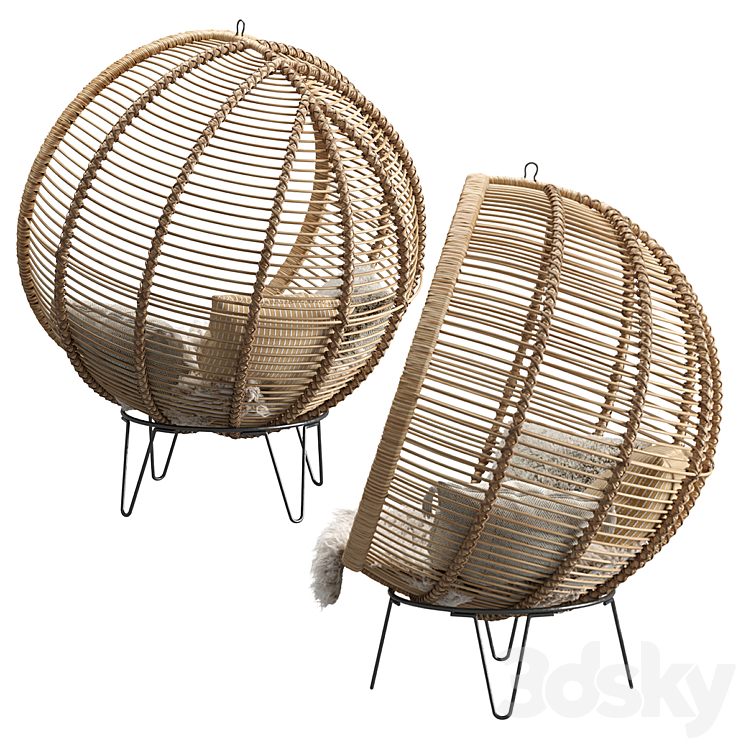 Cox and cox rattan new arrivals chair