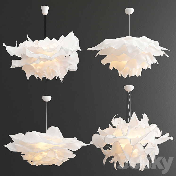 Krusning lamp collection - Pendant light 3D model