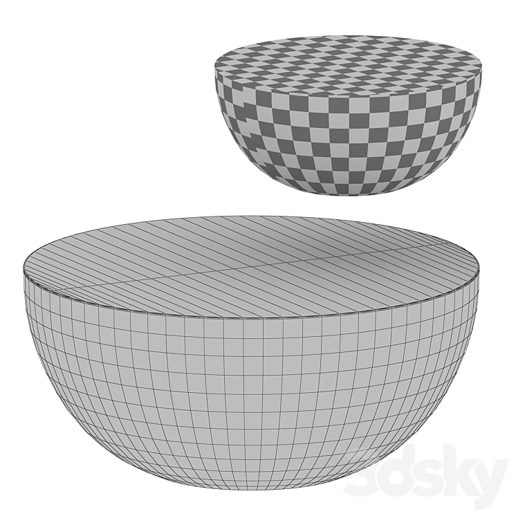Fernando metal drum sales coffee table